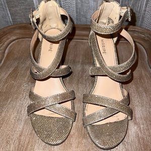 Maripe Gold Heels
